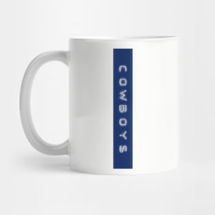 Cowboys Dallas DYMO label tape Mug